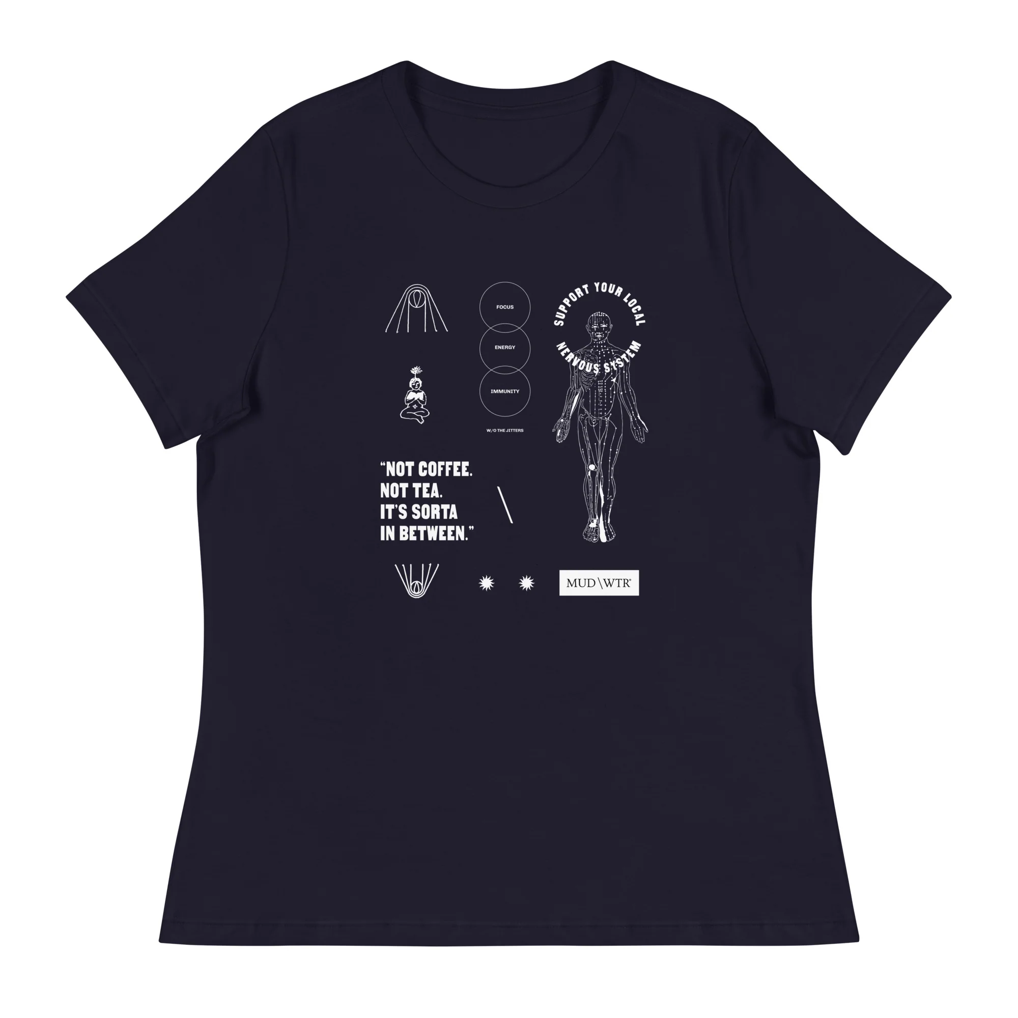 Suport your local nerve system womens T